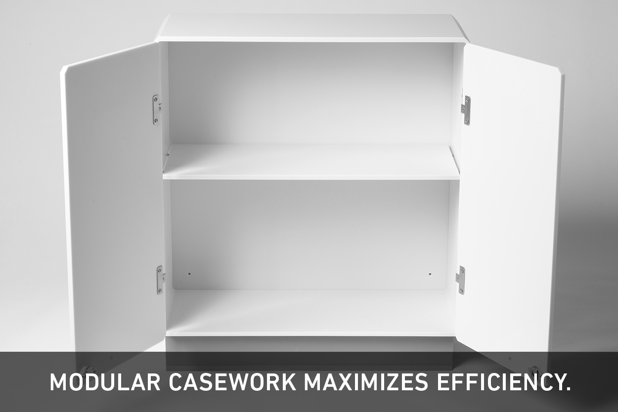 Shield Casework was developed with the help of healthcare industry experts.