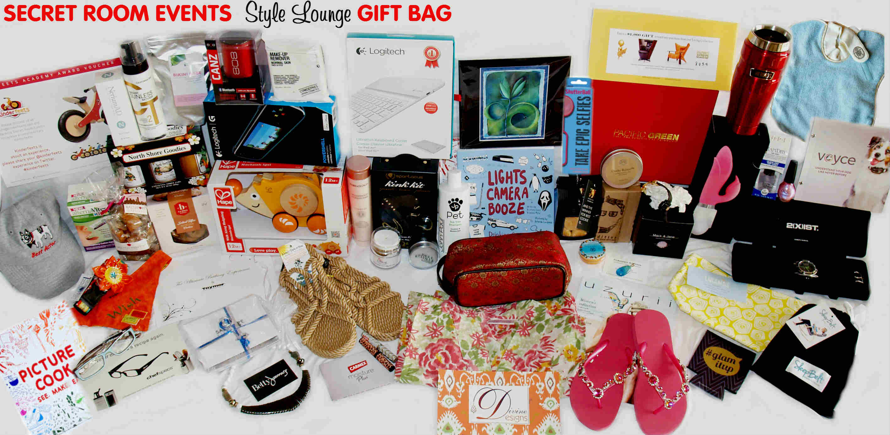Secret Room Events Red Carpet Style Lounge Celebrity Nominee Gift Bag in Honor of the 86th Academy Awards