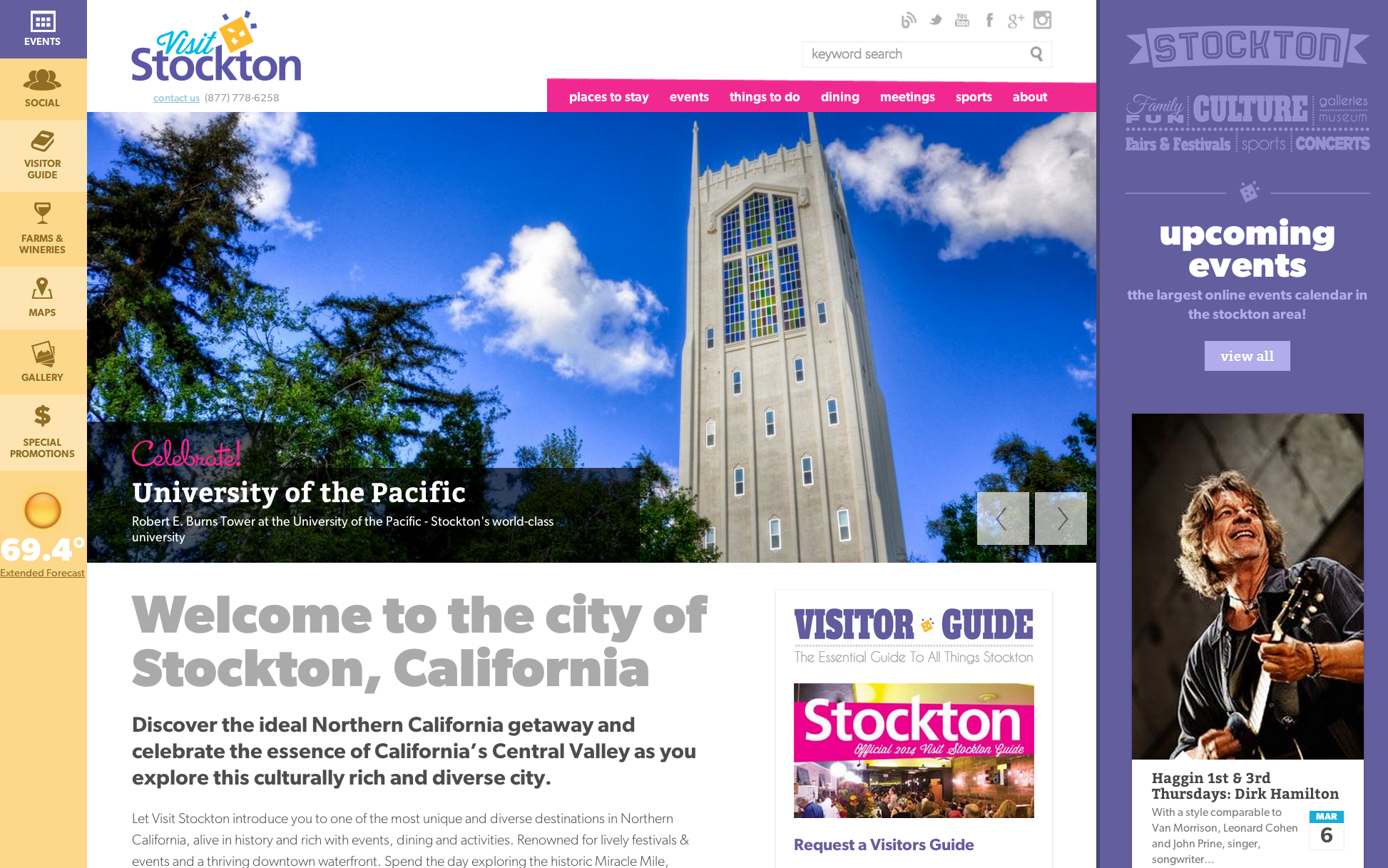 Visit Stockton's New Website