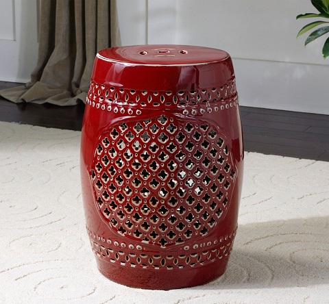 Uttermost Peizhi Ceramic Garden Stool 24603