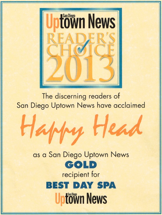 Happy Head Wins Best Massage