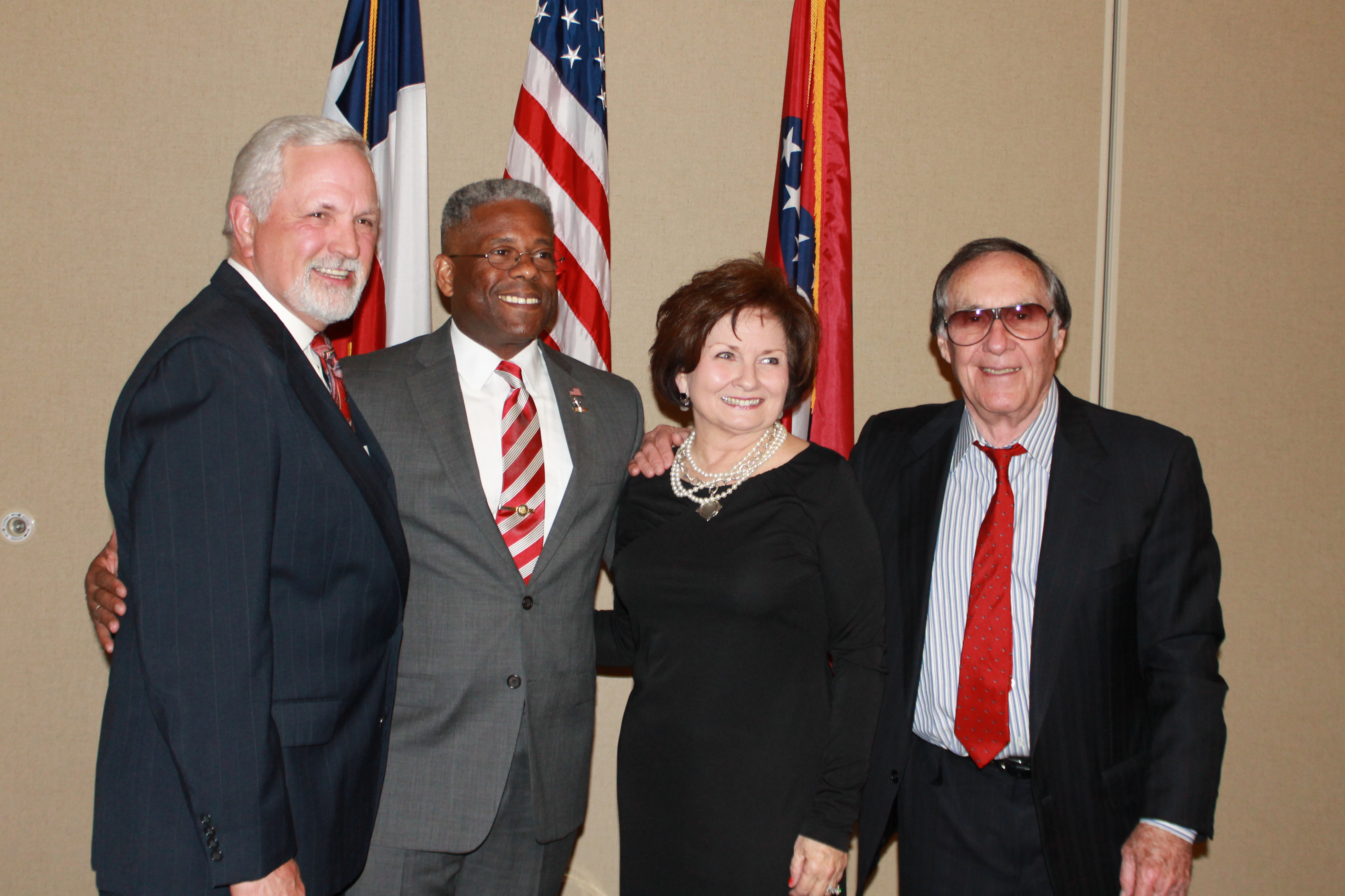 Event Hosts Bob White and Curt Green with Col. Allen West