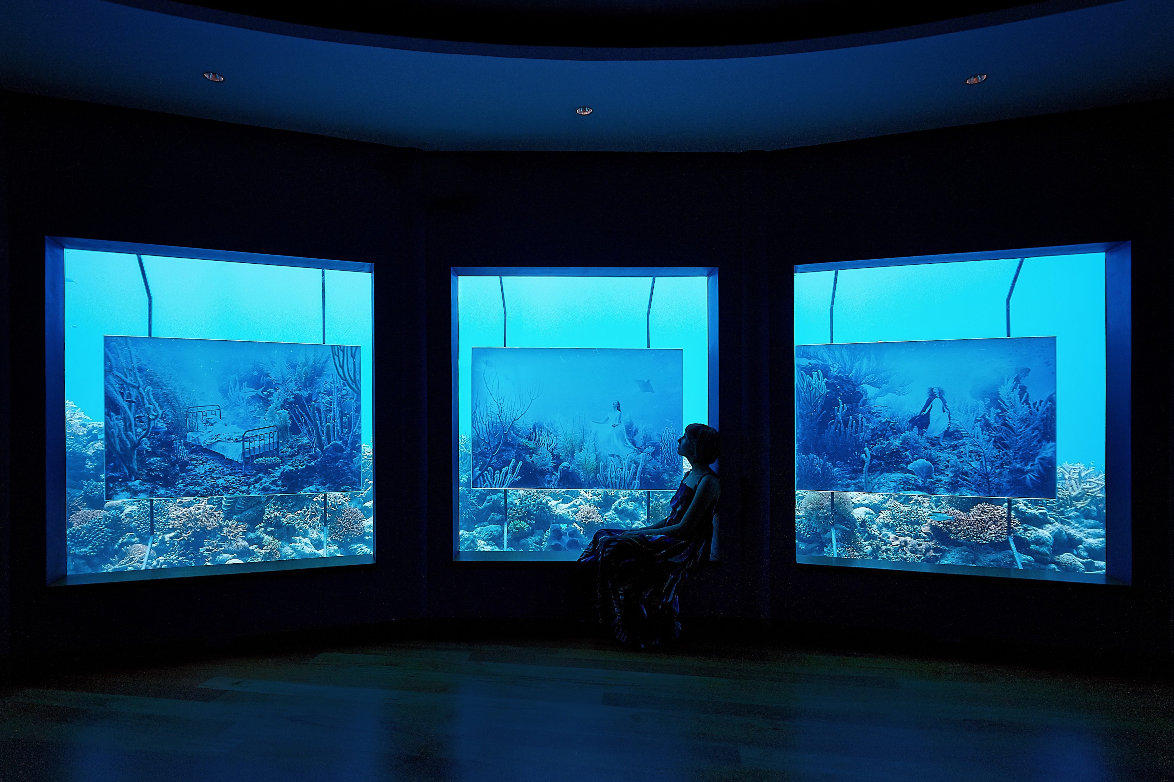 Phantasy Fairytale Underwater Photography Exhibit at SubSix, Per AQUUM NIYAMA, Maldives