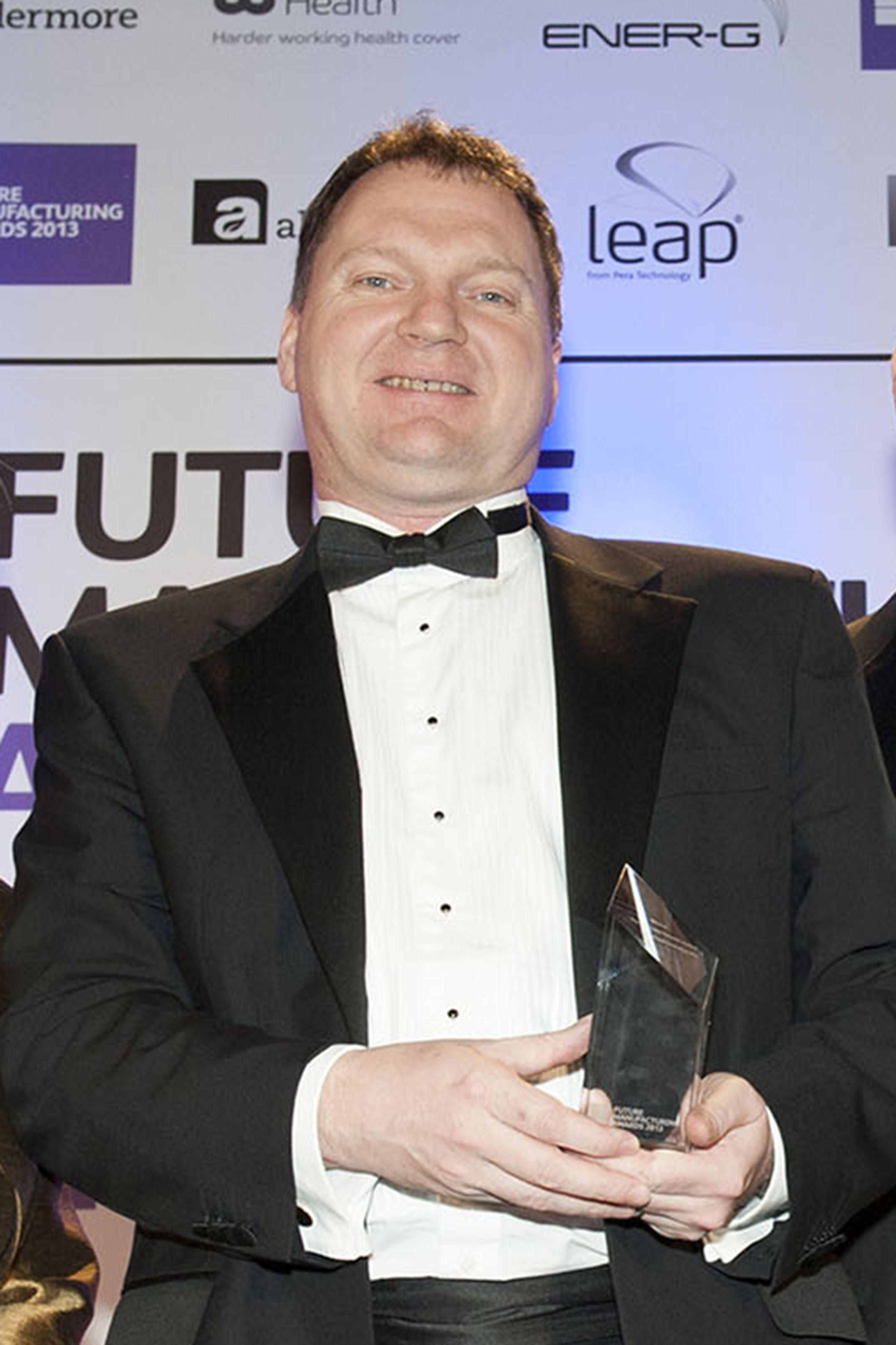 Advanced Insulation's Andrew Bennion at the recent EEF Awards