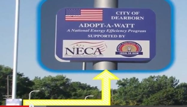 National Adopt-A-Watt Program (NAAWP) Sign