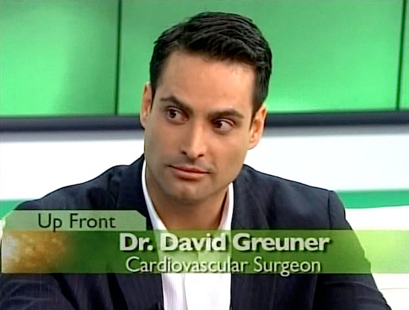 Dr. David Greuner in a recent TV interview