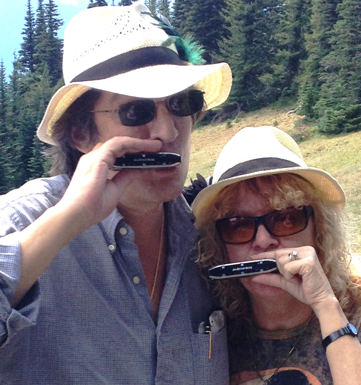 Dana and Mary Lou Keller using Pulmonicas