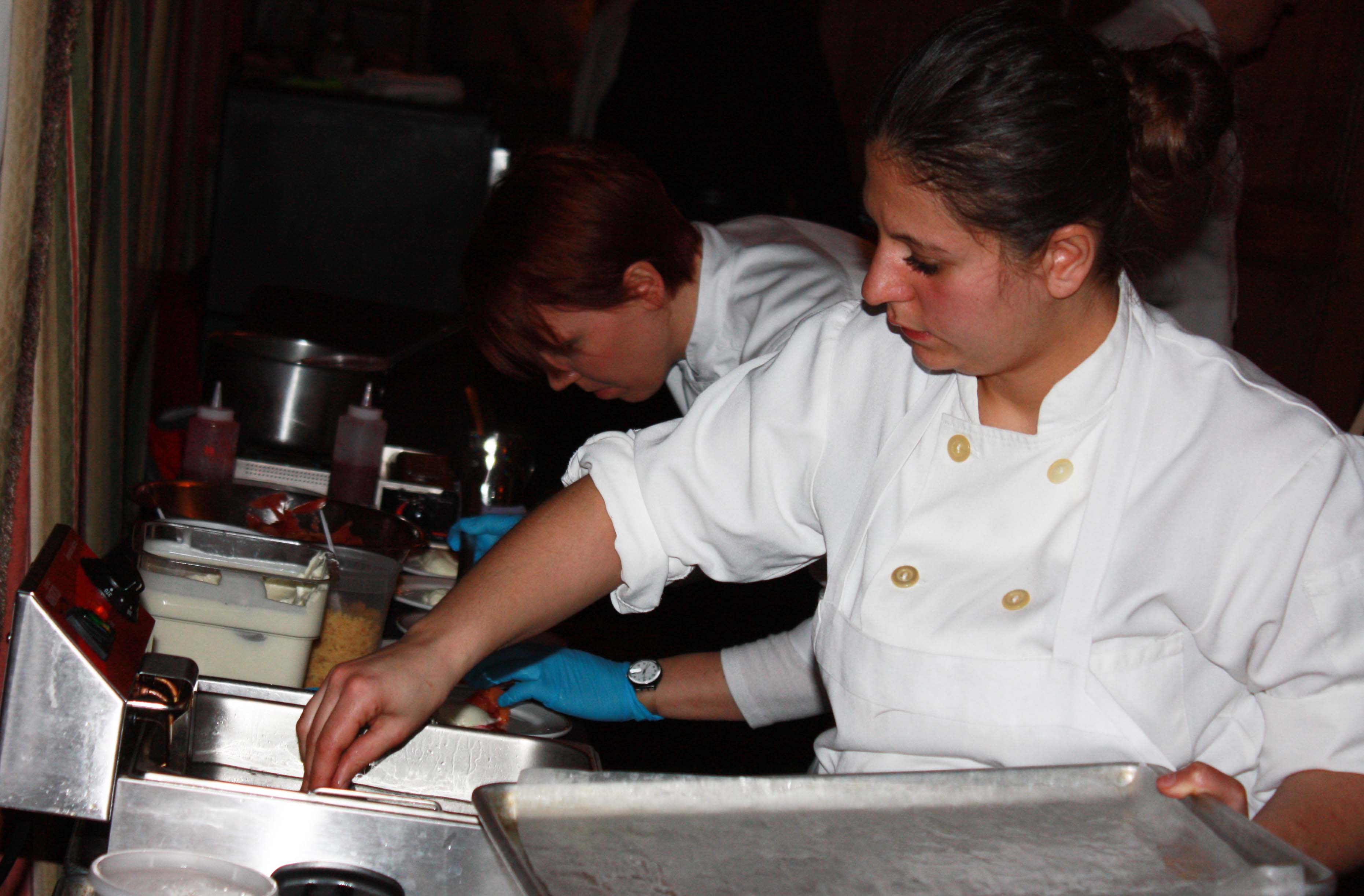 Morello chefs prepare dishes at Greenwich Hospital’s annual Great Chefs fundraiser.