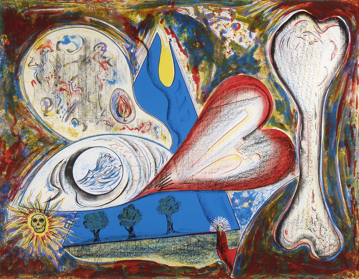 "We love, We give, We die, We go, We love" (1996); THE HARMON AND HARRIET KELLEY COLLECTION OF AFRICAN AMERICAN ART: WORKS ON PAPER was organized by Landau Traveling Exhibitions, Los Angeles