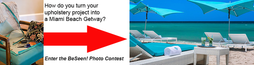 Win a Miami beach vacation package in the BeSeen! fabric design contest!