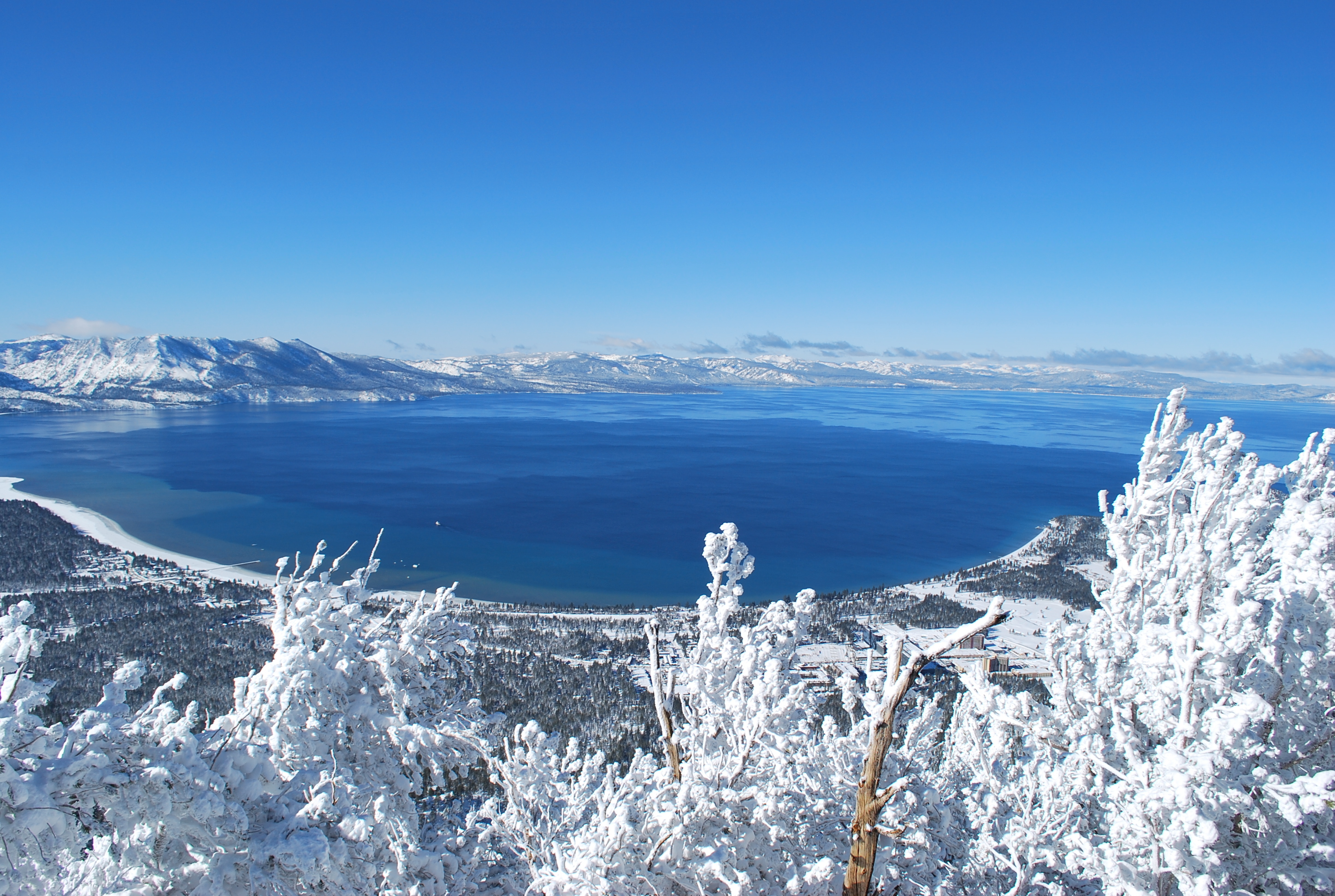 Lake Tahoe offers dramatic winter scenery for The Landing guests (photo courtesy of The Landing Resort & Spa)