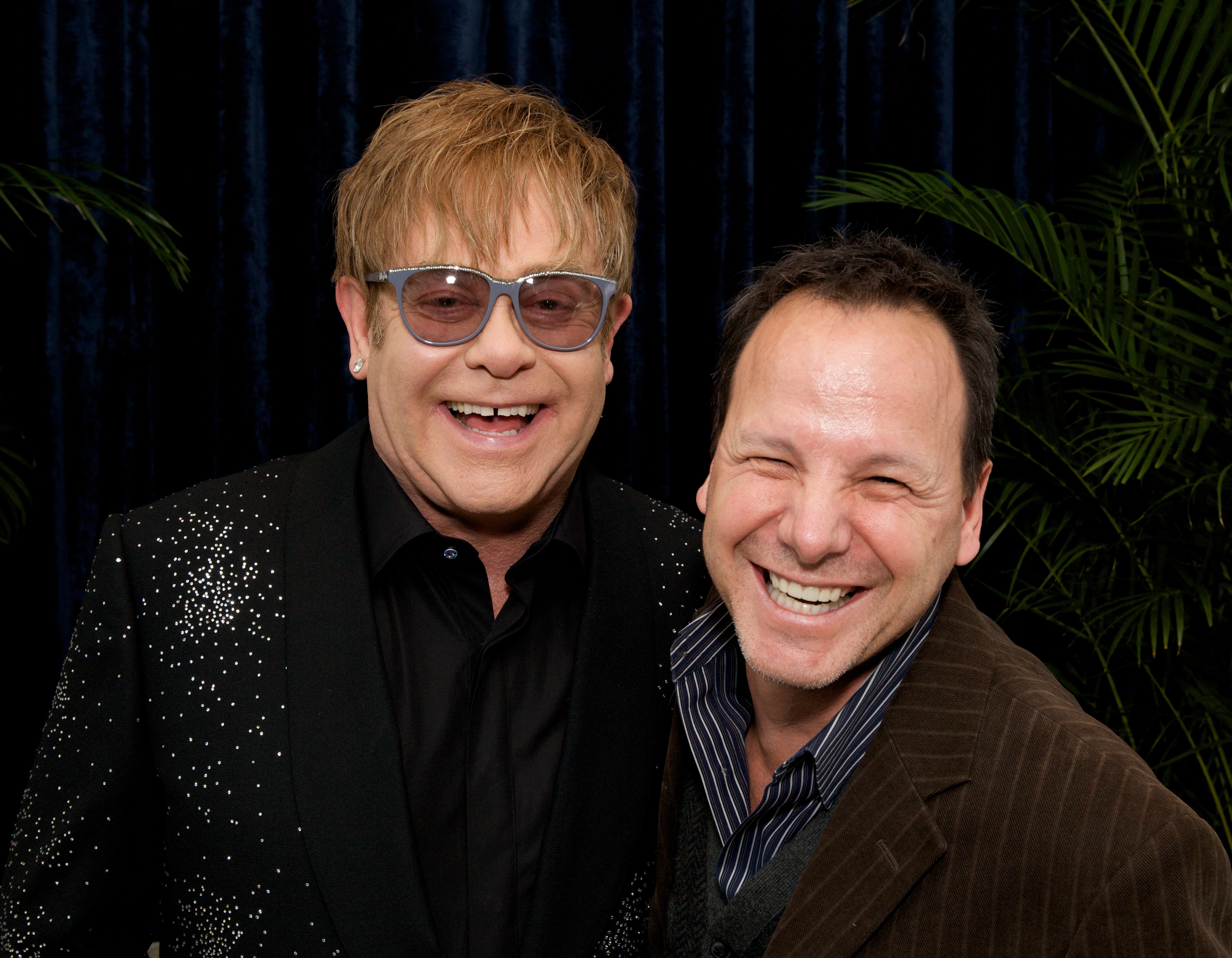 Superstar legend Elton John and Yamaha Entertainment Group Founder Chris Gero