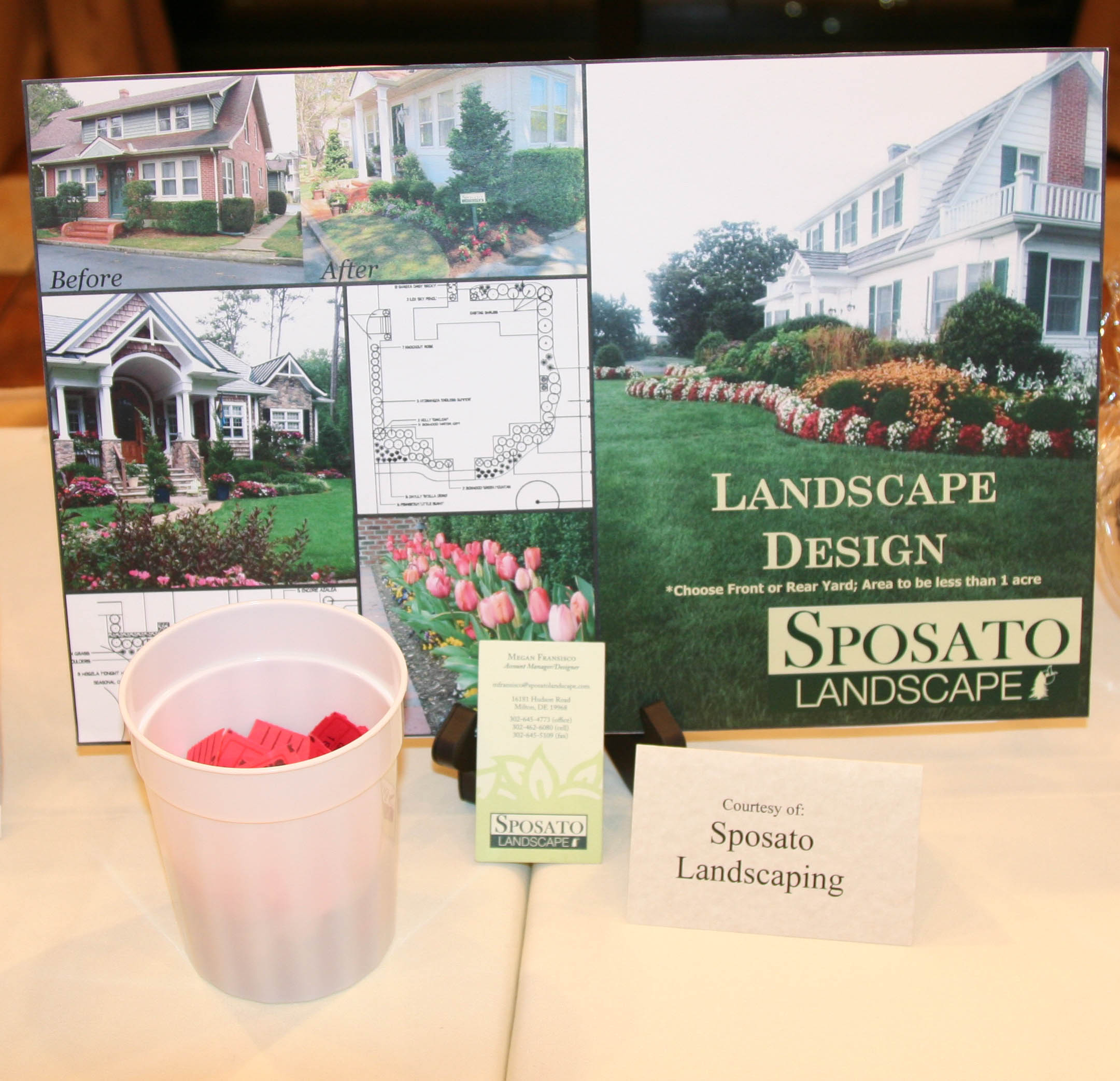 Gals That Give Auction Item from Sposato Landscaping
