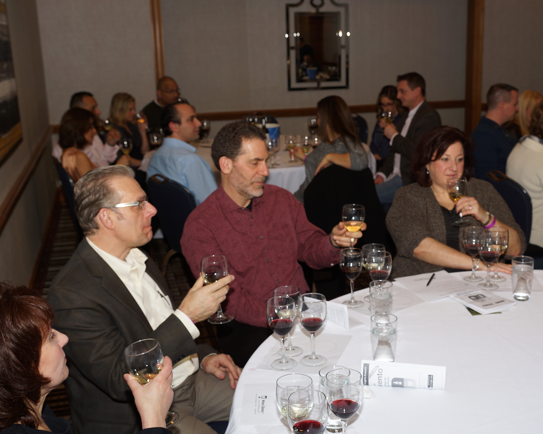 For a nominal fee, the NJ Spring Wine Festival offers an optional wine class with a wine expert during the event.