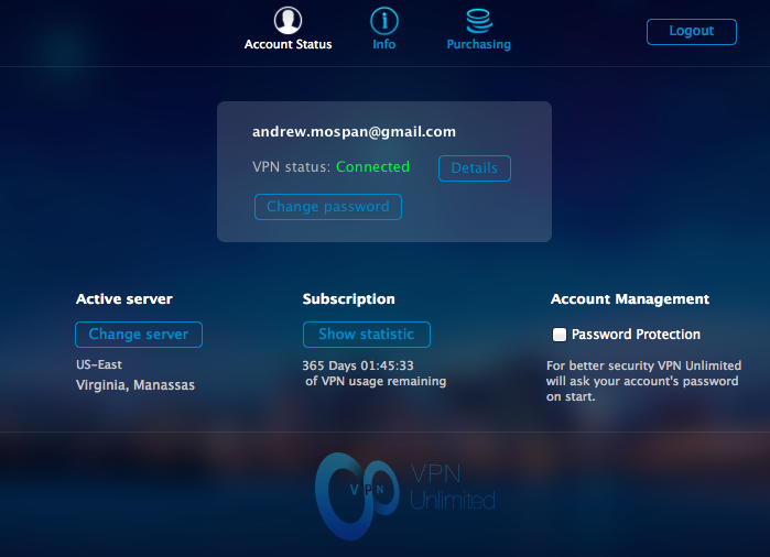 VPN Unlimited for PC screenshot