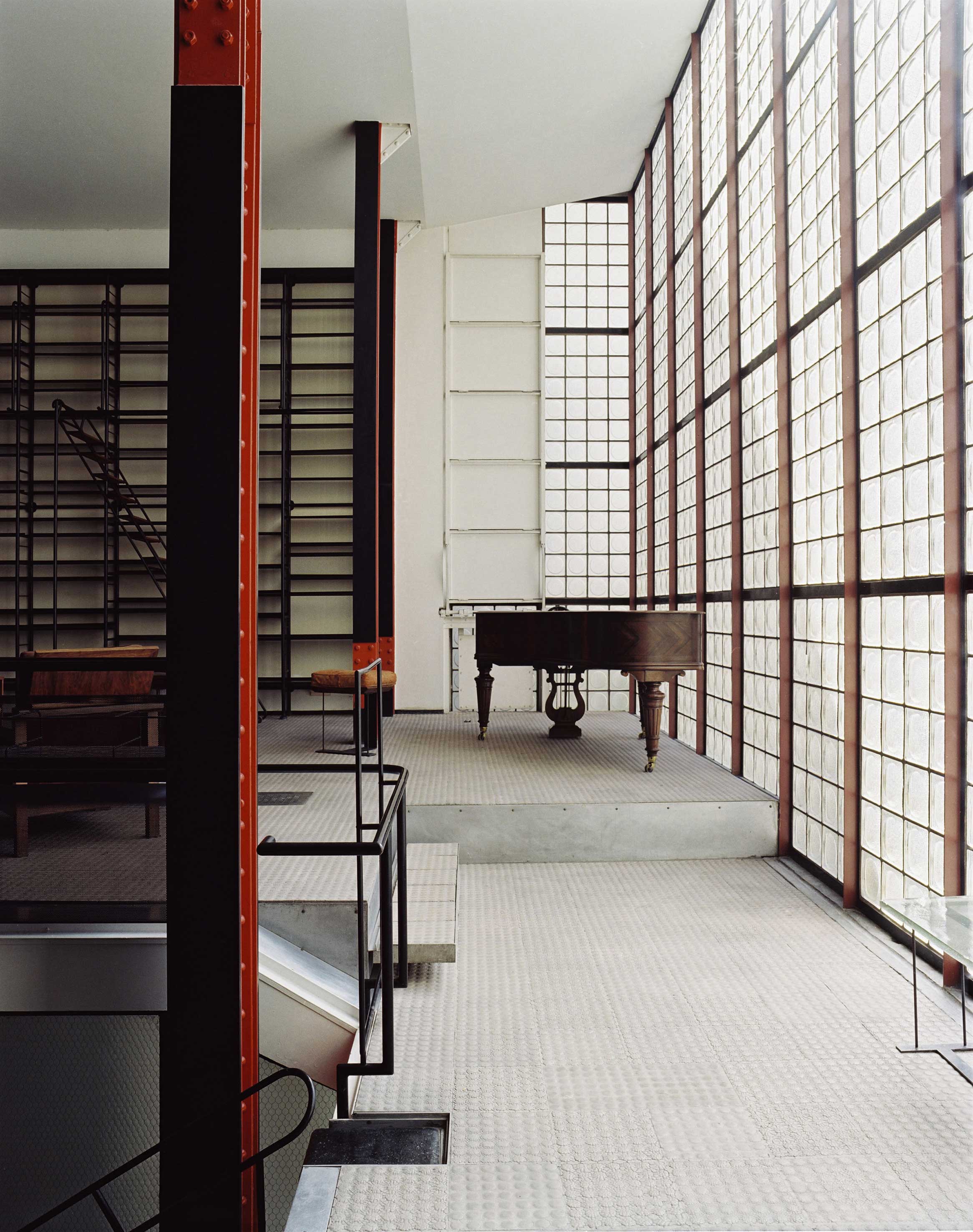 A view of the interior of the Maison de Verre (photo courtesy of Mary Vaughan Johnson)