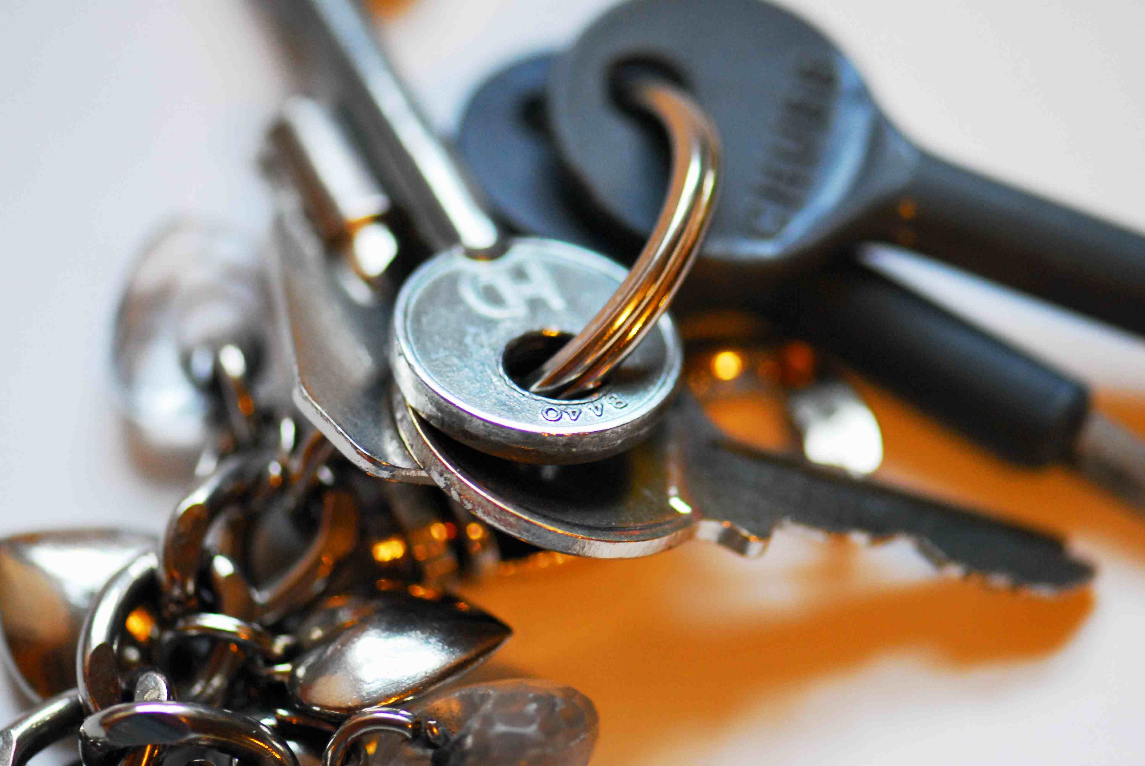 A heavy key chain could cause the ignition switch to move to the "off" position, shutting off the engine.