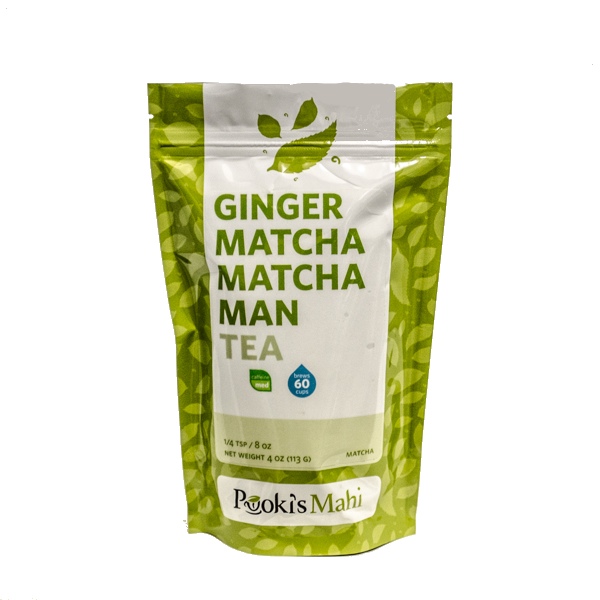 Pooki's Mahi Ginger Matcha Matcha Man Tea