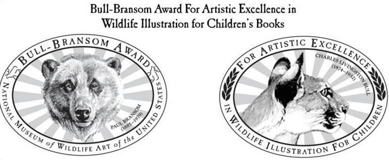 Images by Bull-Bransom Award namesakes Charles Livingston Bull and Paul Bransom appear on the medal given to the winner by the National Museum of Wildlife Art.