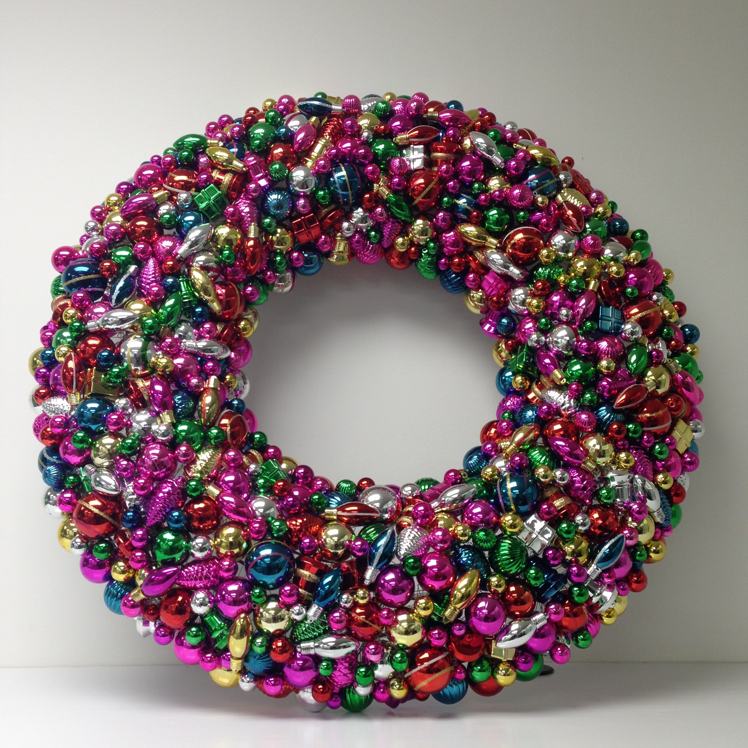 Bright Christmas Ornament Wreath donated by Craig Bachman Imports