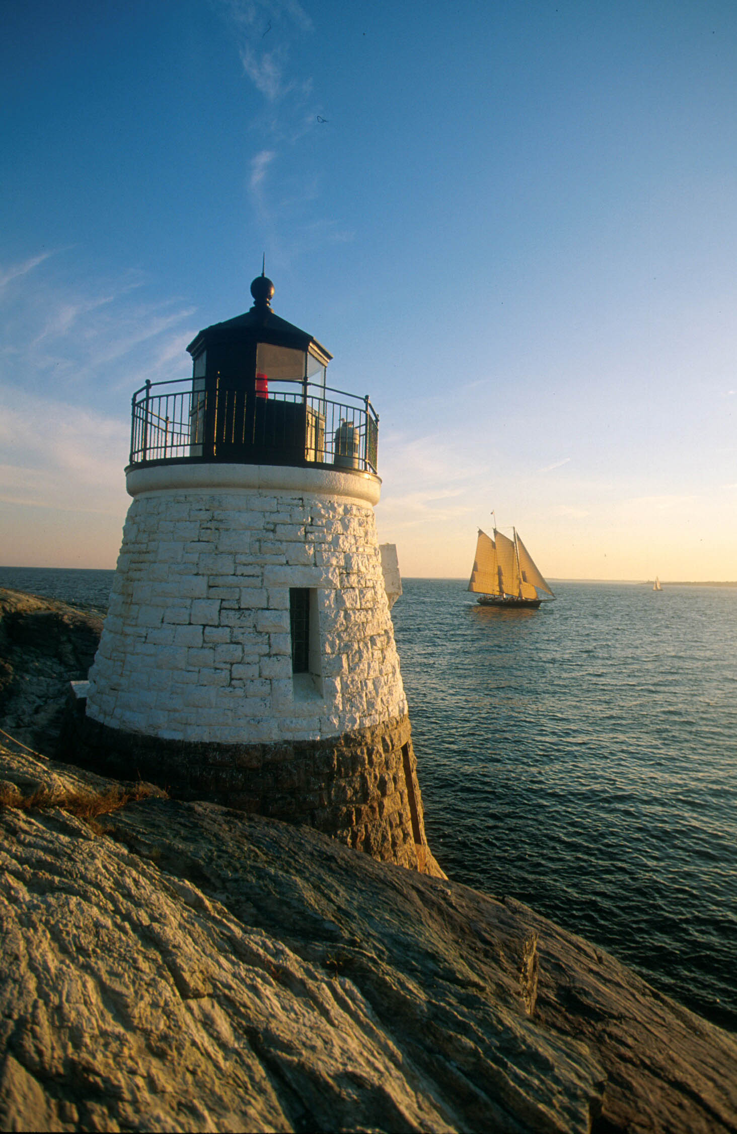 Castle Hill Light House Rhode Island Tourism