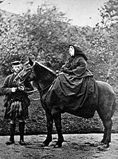John Brown with Queen Victoria at Balmoral