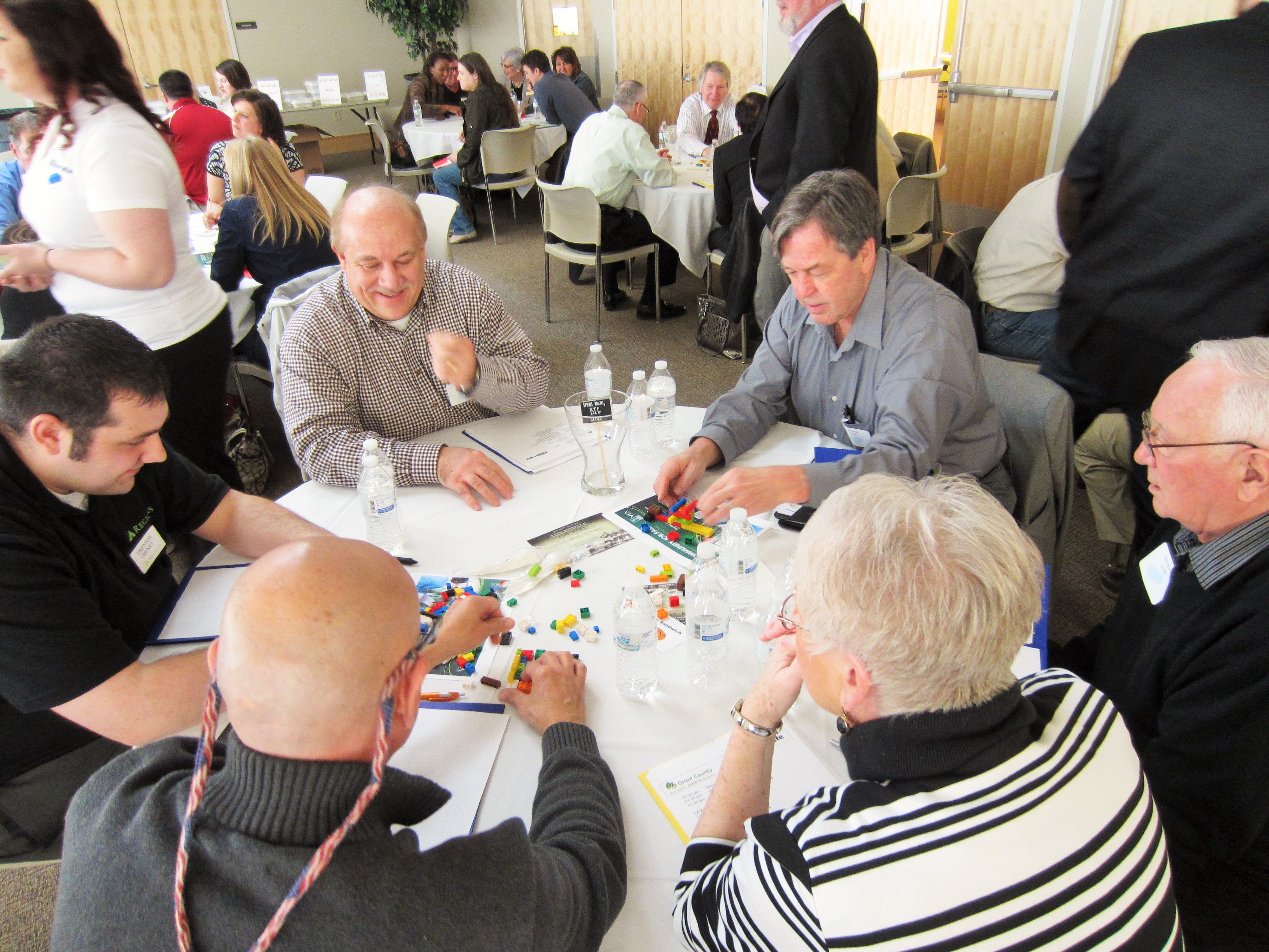 “Date to Innovate” luncheon entailed several engaging activities, even a LEGO-building challenge to foster collaboration and innovation
