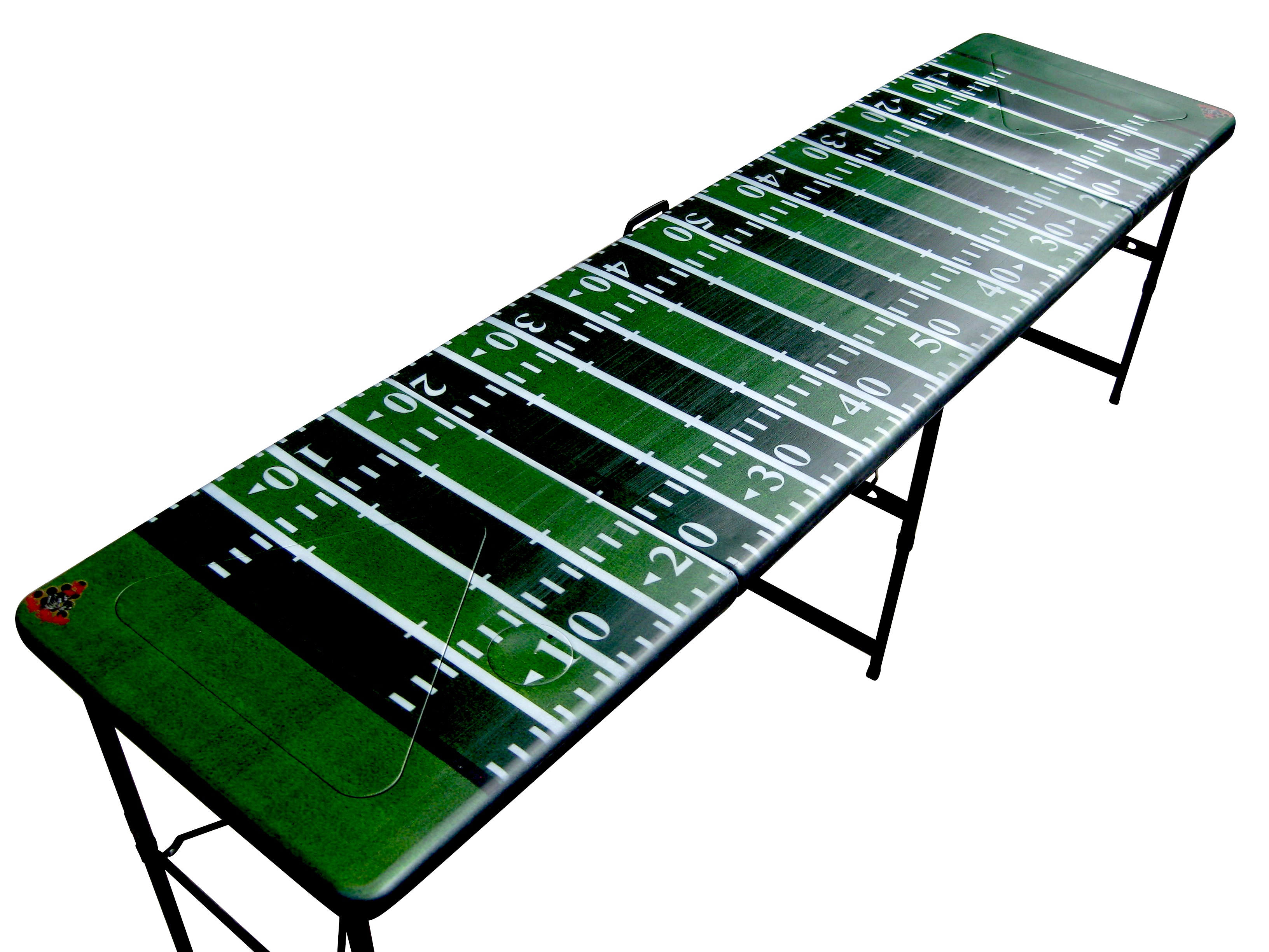 8 x 2 foot football beer pong table