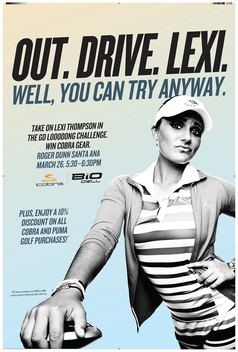 LPGA Professional Lexi Thompson "Go LOOONG Challenge"