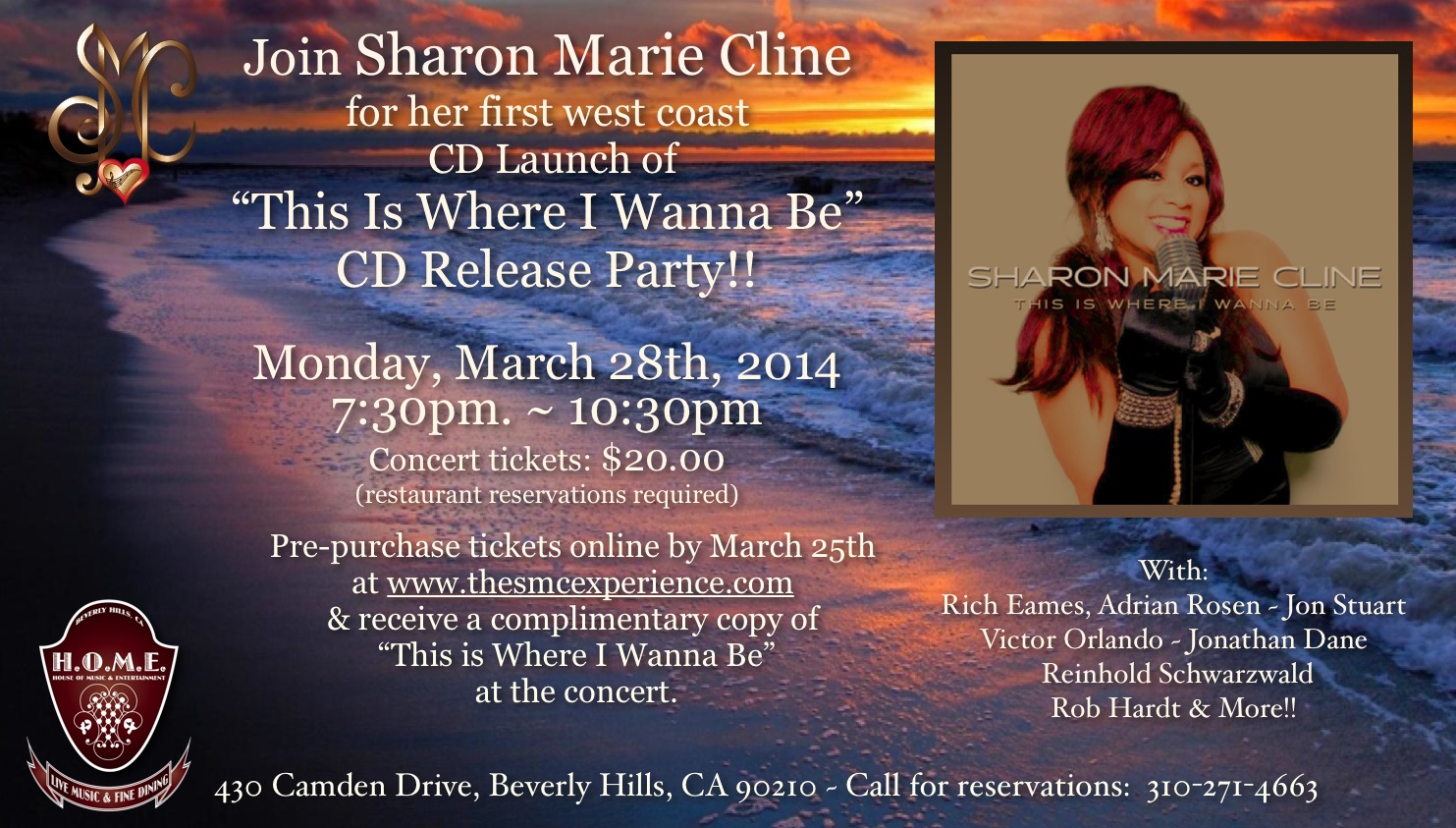 CD Release Concert Flyer