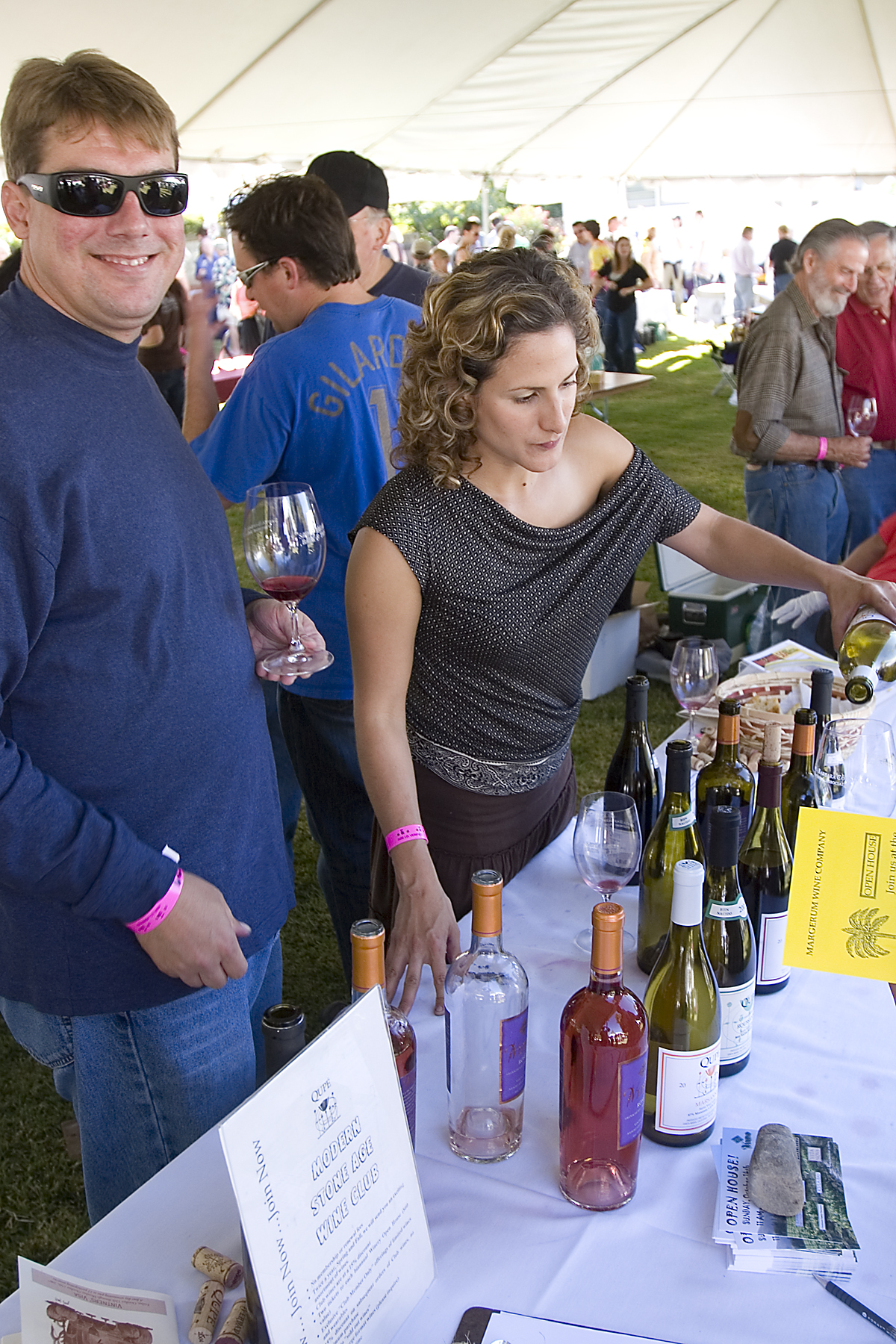 Qupé Wines Pouring at 2013 Grand Tasting, Santa Barbara Vintners Spring Weekend