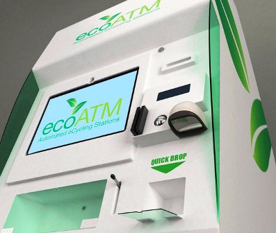 New at EarthFair this year is ecoATM, a vending machine that allows folks to get the maximum amount of money for properly recycling used cell phones, MP3 players, tablet PCs and other devices.