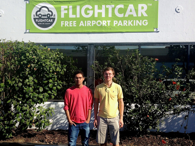 FlightCar founders Rujul Zaparde and Kevin Petrovic are two of the youngest entrepreneurs in America to launch a company in the car-sharing industry.