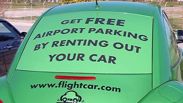 FlightCar members get free airport parking at LAX, BOS, and SFO when they rent out their car to approved travelers