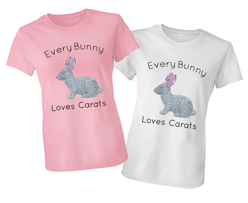 Diamond Easter Bunny T-Shirt