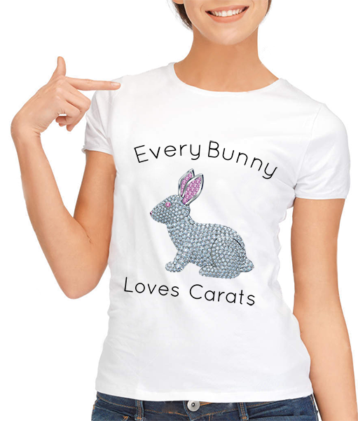 Every Bunny Loves Carats Pink T-Shirt