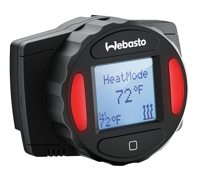 The SmarTemp Control from Webasto is a revolutionary temperature controller that works with Air Top 2000 ST bunk heaters.