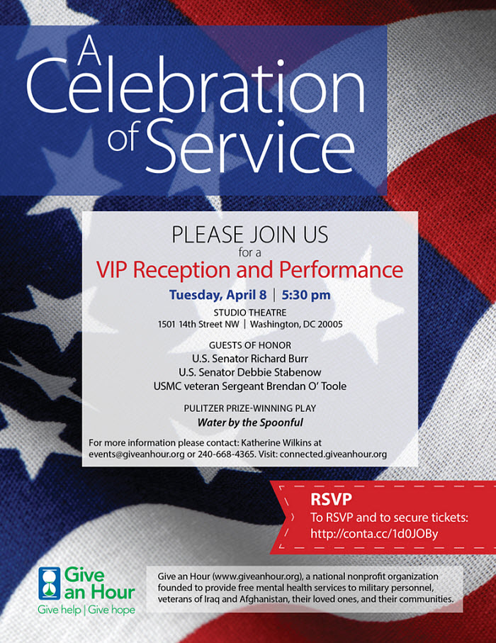 Invitation to A Celebration of Service