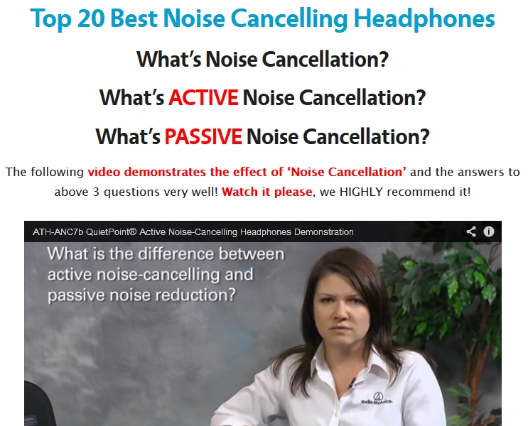 Difference between active and passive noise cancellation technologies