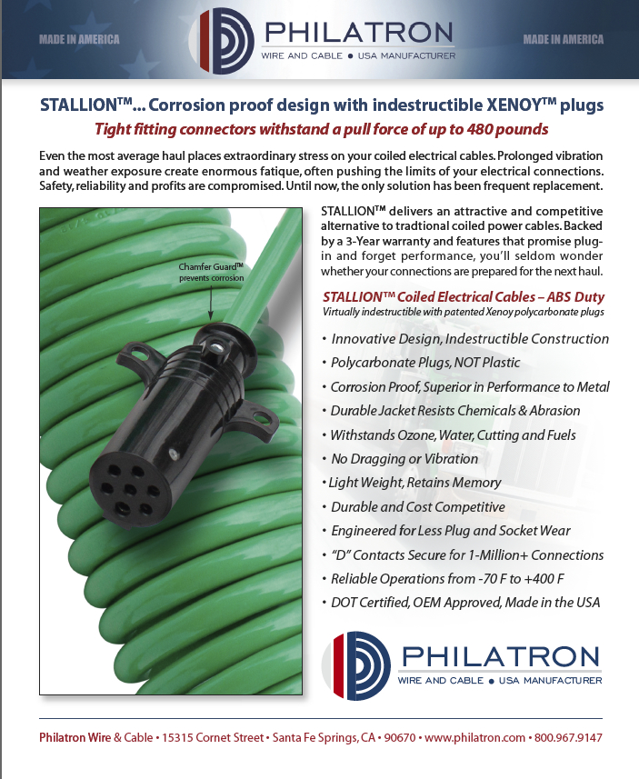 The Stallion's Xenoy plug has been tested to successfully operate between 70 degrees below zero and over 400 degrees Fahrenheit.