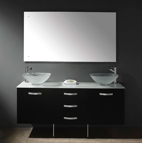 James Martin Solid Wood 63" Double Bathroom Vanity, Espresso 147-118-5731