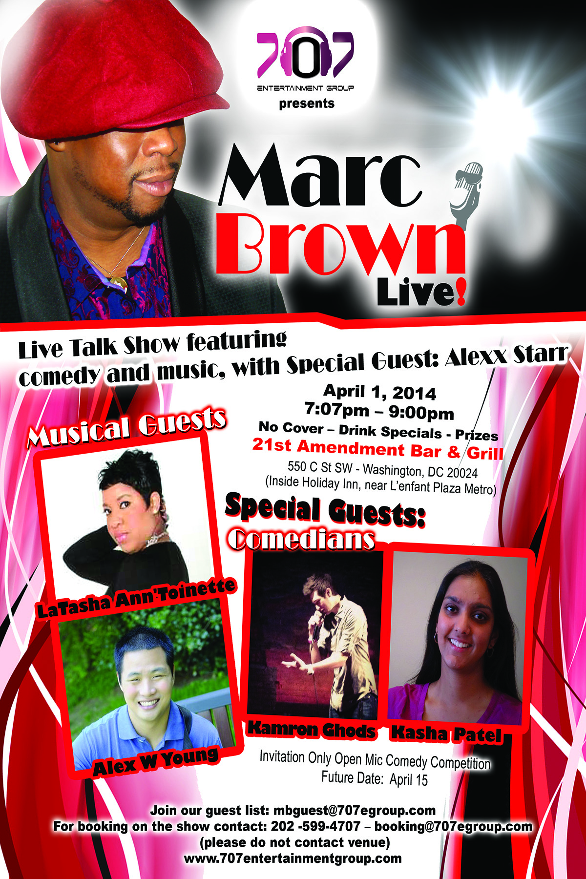 Marc Brown Live! Flyer