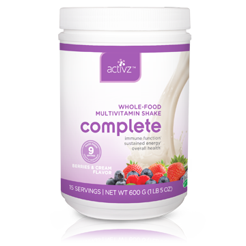 Activz Complete is specifically designed to provide robust immune support and sustained overall health from the power of whole foods.