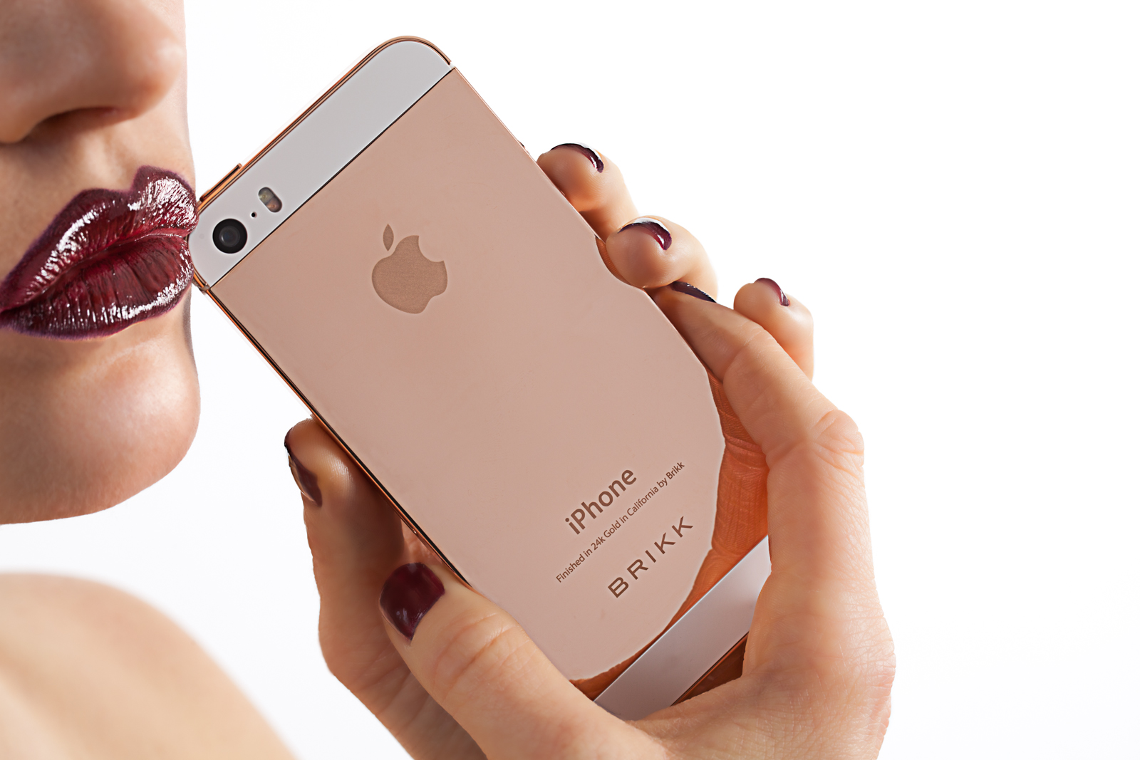 Brikk Lux iPhone 5s in Pink Gold