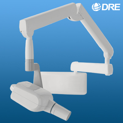The DRE RCX is available in a wall-mount configuration or on a portable stand for practices with mobile needs.