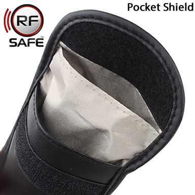 Cell phone pocket shield stops wifi  hacking and shields cell phone radiation
