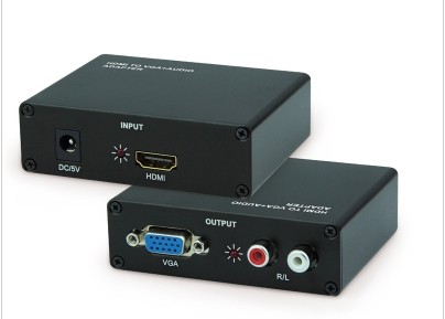HDMI to VGA+R/L Audio Converters