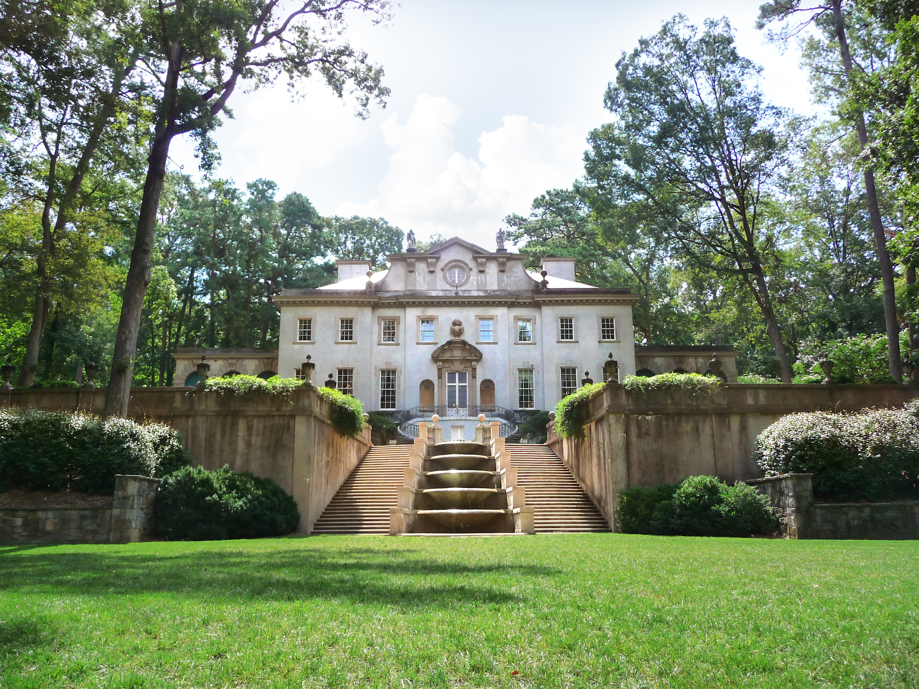 When touring this home, you'll get a glimpse into the lifestyle of a Georgia family during the 1920s and 1930s. The Swan House at Atlanta History Center is open daily for tours.