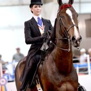 Kara Hachigian riding My One Night Stand / 2013 Overall Winner of the UPHA Ribbons of Service