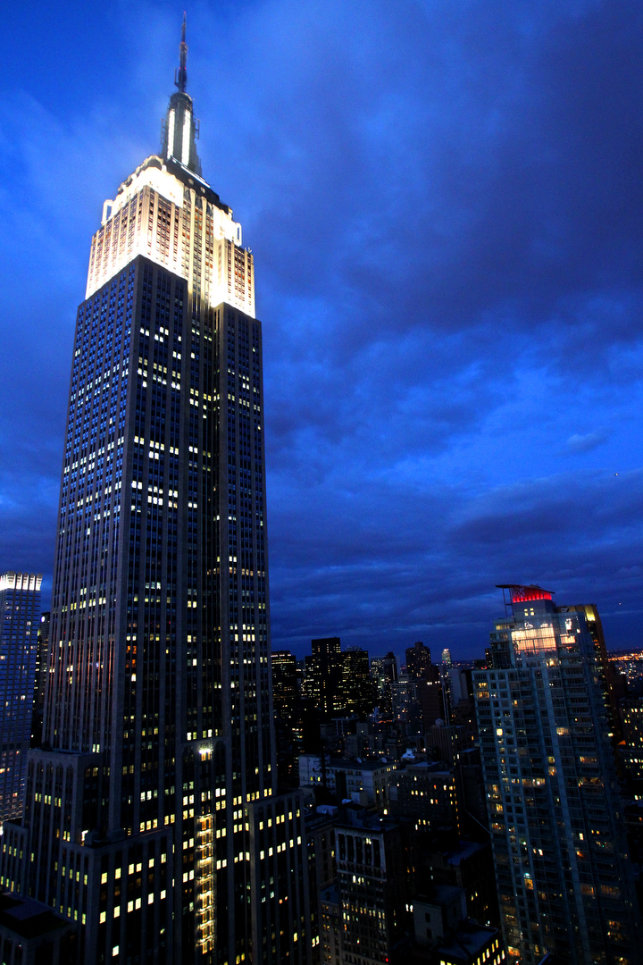 The Empire State Building seen from Gaonnuri's Lounge